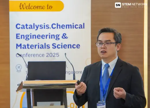 Speaker presenting - Materials Science, Nanotechnology, Catalysis & Chemical Engineering Conference 2025