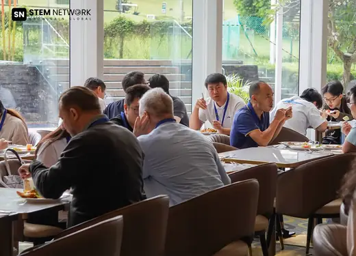 Delegates at the conference lunch - Materials Science, Nanotechnology, Catalysis & Chemical Engineering Conference 2025