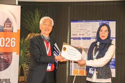 Award presented to a delegate - Materials Science, Nanotechnology & Chemistry Conference 2026