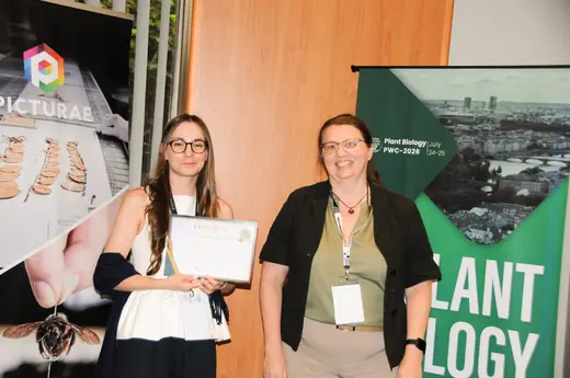 Award presented to a delegate - Plant Biology World Congress 2026
